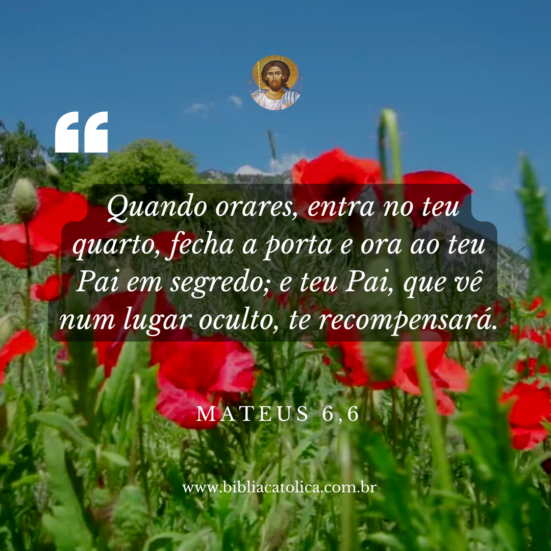 Biblia Sagrada Mateus 6 - Portal Barrancas
